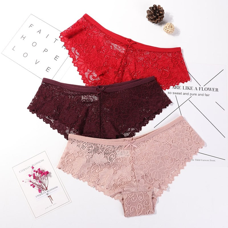 Women's Lace Patterned Panties