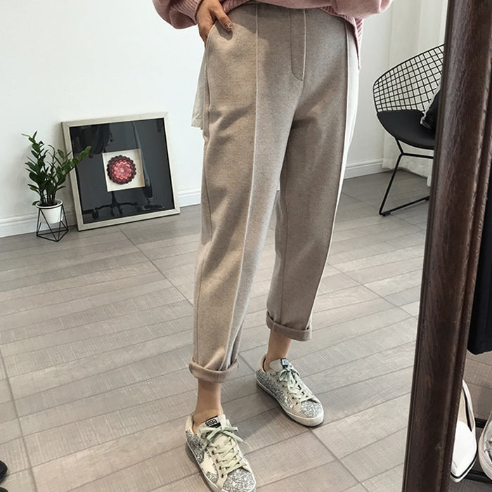 Women Thicken Pencil Pants