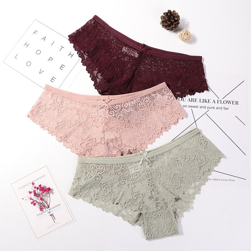 Women's Lace Patterned Panties