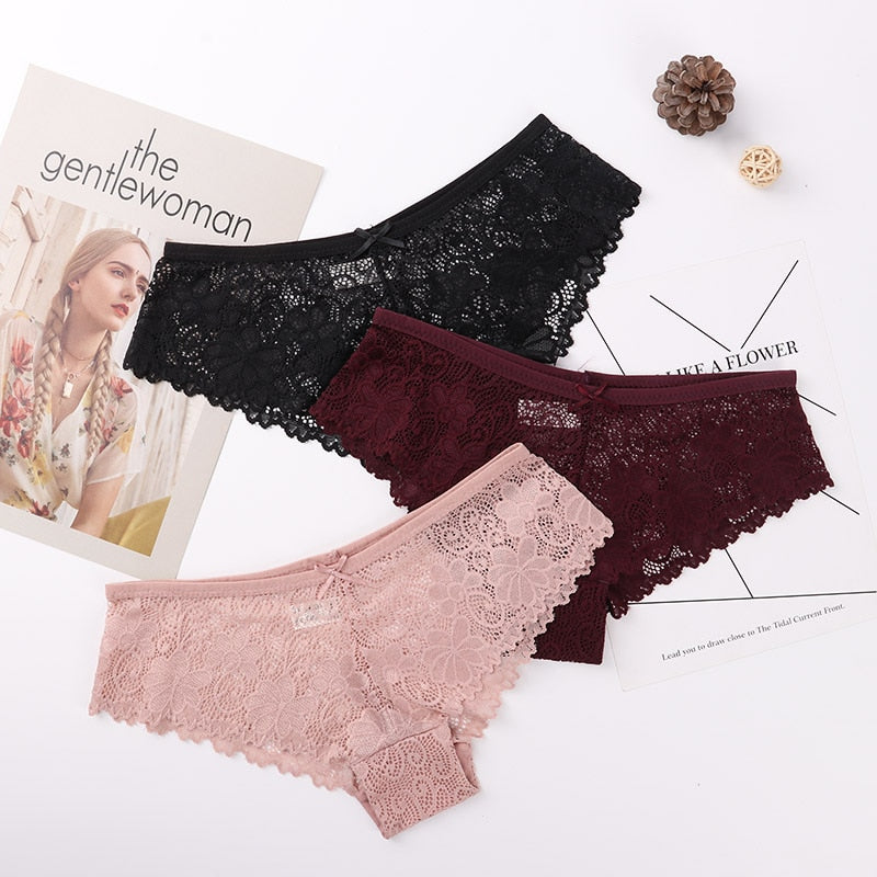 Women's Lace Patterned Panties