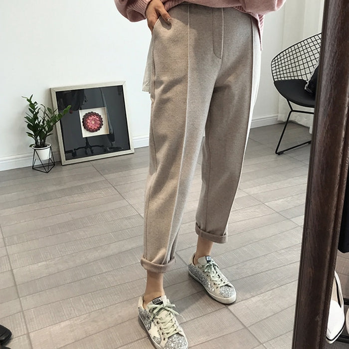 Women Thicken Pencil Pants